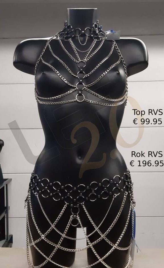 Top & rokje bodychains Bizonder